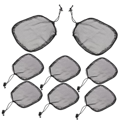 NULYLU 8-teiliges Elastisches Perückennetzhut Atmungsaktiv Perückenkappe Perückenkopfkappe Perückenzubehör Elastische Perückenhüte von NULYLU