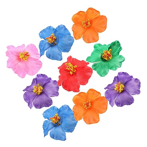 NULYLU 9stücke Blumen-haarclips Für Frauen Und Mädchen Böhmische Haaraccessoires Blumen-haarspangen Zum Stylen von NULYLU