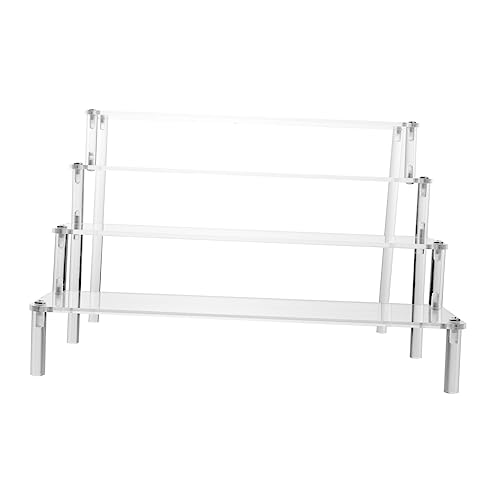 NULYLU 1stück Acryl Kosmetikregal Praktischer Lippenstift Und Nagellack-organizer Vierstufiger Aufbewahrungsständer Für Kosmetik Im Heimgebrauch Und Geschäften Transparent Vielseitig von NULYLU