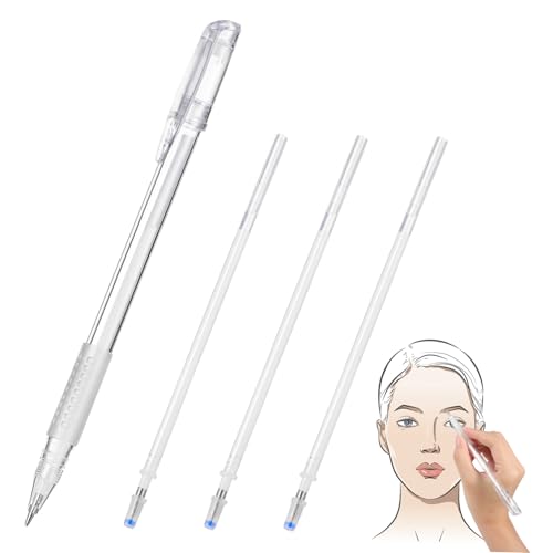 NULYLU Augenbrauenstift Marker Satz Tragbarer Make Up Stift für Präzises Augenbrauen Mapping Wasserfester Augenbrauenpositionierungsstift mit 1mm Mine für Professionelle Anwendungen von NULYLU