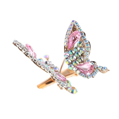 NULYLU Beweglicher Schmetterlings Haarclip mit Funkelnden Strasssteinen Barrette für Damen für Täglichen Gebrauch oder Besondere Anlässe NULYLU Beweglicher Schmetterlings Haarclip mit Funkelnden Strasssteinen Barrette für Damen für Täglichen Gebrauch oder Besondere Anlässe von NULYLU