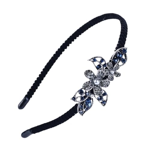 NULYLU Rhinestone Flower Headband Für Damen Elegantes Haarschmuck-accessoire Mit Blumen-design Für Hochzeiten Partys Und Besondere Anlässe Aus Langlebigen Materialien Gefertigt von NULYLU