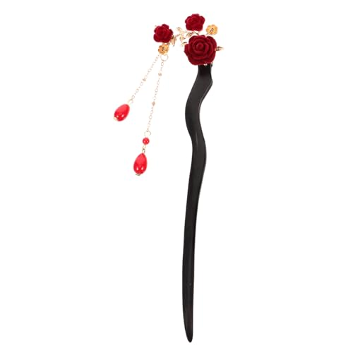 NULYLU Blumen-haarstab Im Chinesischen Stil Haarnadel Mit Rosenblüte Für Damen Haarschmuck Haarstab Blumenhafte Haarnadel Haarknotenhalter Für Lange Haare NULYLU Blumen-haarstab Im Chinesischen Stil Haarnadel Mit Rosenblüte Für Damen Haarschmuck Haarstab Blumenhafte Haarnadel Haarknotenhalter Für Lange Haare von NULYLU