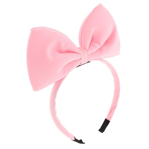 NULYLU Großer Schleifen-haarreifen Für Haaraccessoire Für Hochzeiten Partys Und Alltag Vielseitig Einsetzbar Strapazierfähigem Material Gefertigt Für Mädchen Und Zarter Rosa Farbe von NULYLU