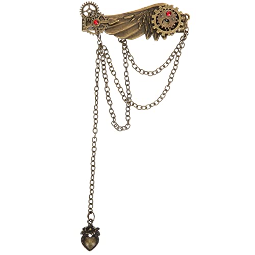 NULYLU Punk Flügel Haarspange Für Frauen Metall Legierung Vintage Haarschmuck Leicht Und Langlebig Haarklammer Für Alltag Und Partys NULYLU Punk Flügel Haarspange Für Frauen Metall Legierung Vintage Haarschmuck Leicht Und Langlebig Haarklammer Für Alltag Und Partys von NULYLU