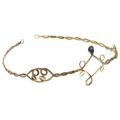 NULYLU Woven Metal Headband Für Damen Vintage Haarschmuck Mit Bunten Kristallen Für Hochzeiten Geburtstagsfeiern Und Besondere Anlässe Feminine Eleganz Für Jedes Outfit von NULYLU