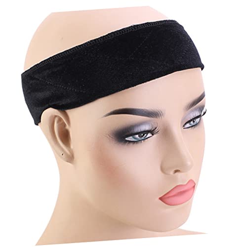 NULYLU Elastic Fixed Wig Headband Mit Verstellbarem Mesh Für Perücken Und Haaraccessoires Atmungsaktive Und Bequeme Kopfbedeckung Schwarz Für Damen von NULYLU