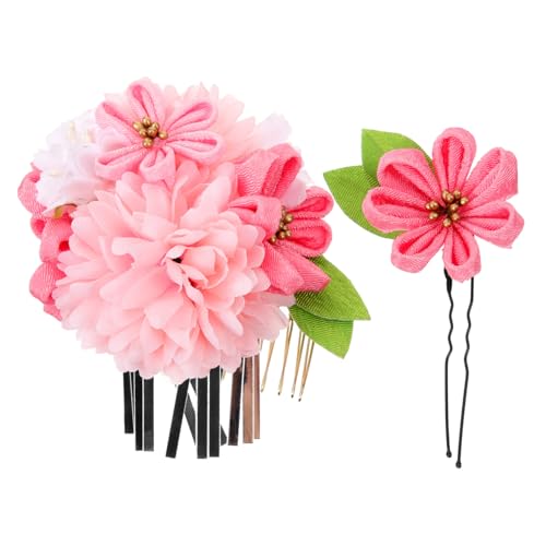 NULYLU 2stücke Teiliges Haarblumen Haarschmuck Mit Floralen Haarnadeln Eleganter Kopfschmuck Für Festlichkeiten Und Alltag Für Frauen Und Mädchen Zartem von NULYLU