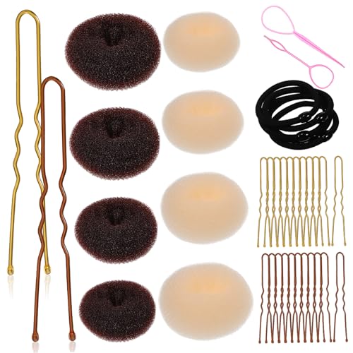 NULYLU Haarknoten-maker Werkzeug Zum Herstellen Von Haarknoten Dutt-donut Frisurenzubehör Für Frauen Mädchen von NULYLU