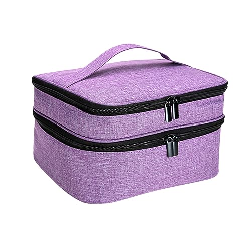 NULYLU Essential Oil Und Nail Polish Organizer Stilvolle Tragetasche Für Reisen Doppellagige Aufbewahrung Mit Fächern Und Strapazierfähig Für Nagellack Und Accessoires NULYLU Essential Oil Und Nail Polish Organizer Stilvolle Tragetasche Für Reisen Doppellagige Aufbewahrung Mit Fächern Und Strapazierfähig Für Nagellack Und Accessoires von NULYLU