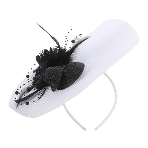 NULYLU Faszinierender Hochzeitsfascinator Hut mit Dekorativem Kopfschmuck für Damen für Hochzeiten Teepartys und Leicht Handgefertigt aus Hochwertigem Romantischer Look von NULYLU