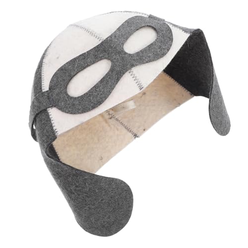 NULYLU Filzhut Für Sauna Wollkappe Saunahut Saunakappe Für Damen Und Herren Badehaushut Aus Filz Saunazubehör Mit Haarschutzfunktion Russischer Saunahut Für Dampfbad von NULYLU