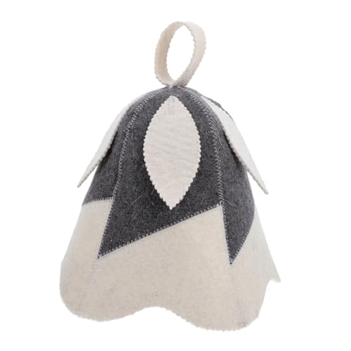 NULYLU Filz Saunahut Für Damen Wasserabsorbierend Und Wärmeisolierend Saunazubehör Für Dampfbad Und Heimsauna Leicht Und Tragbar von NULYLU