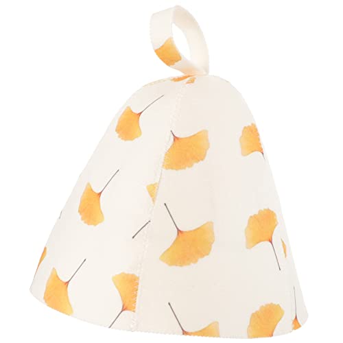 NULYLU Filz-saunahut Für Damen Und Herren Wasserabweisende Saunamütze Aus Leichtem Material Für Reisen Schützt Kopf Und Haare Mit Praktischem Aufhängering Für Natürliche Locken von NULYLU