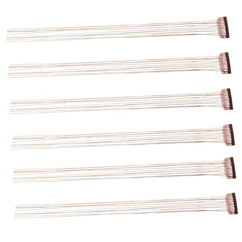 NULYLU 6-teilige Lametta-haarverlängerungen Mit Glitzer Für Mädchen Und Frauen Accessoires Für Haarstyling NULYLU 6-teilige Lametta-haarverlängerungen Mit Glitzer Für Mädchen Und Frauen Accessoires Für Haarstyling von NULYLU