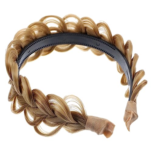 NULYLU Geflochtenes Damen-stirnband Zopf-haarband Für Frauen Und Mädchen Modisches Kopfschmuck-accessoire Natürlich Wirkend Für Alltag Und Sport von NULYLU