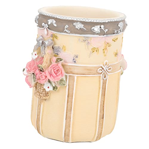 NULYLU Kreativer Resin Pinselhalter Für Kosmetik Und Schreibwaren Praktischer Organizer Für Schreibtisch Schminktisch Und Badezimmer Für Make-up Pinsel Und Stifte von NULYLU