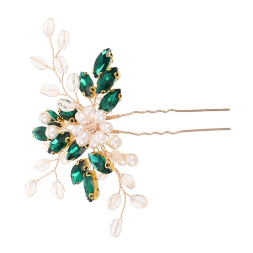 NULYLU Grüne Haarklammern für Damen Vielseitige Haaraccessoires für Braut und Brautjungfern Sicherer und Komfortables von NULYLU
