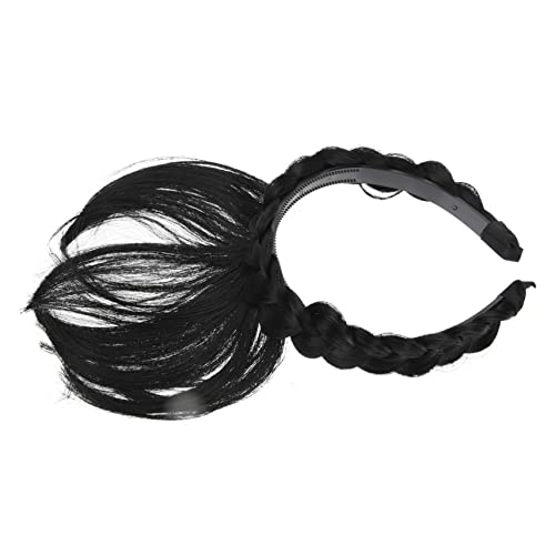 NULYLU Geflochtenes Stirnband Für Damen Haarband Mit Perücken-haar Zopfstirnband Für Frauen Und Mädchen Stirnband Mit Haarflechten Geeignet Für Partys Und Cosplay von NULYLU