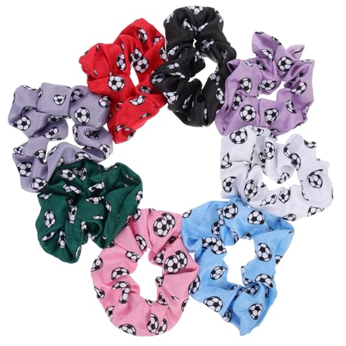 NULYLU 8stücke Gedruckt Elastische Haar Bänder Damen Scrunchies Haarseile Pferdeschwanzhalter Haar Zubehör von NULYLU