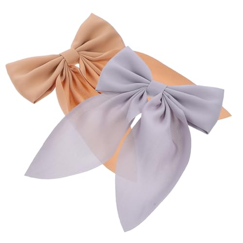 NULYLU 2stücke Große Haarschleifen Clips Für Mädchen Süße Dekorative Haarspangen Delikaten Farben Für Hochzeiten Geburtstagsfeiern Und Fotoshootings von NULYLU
