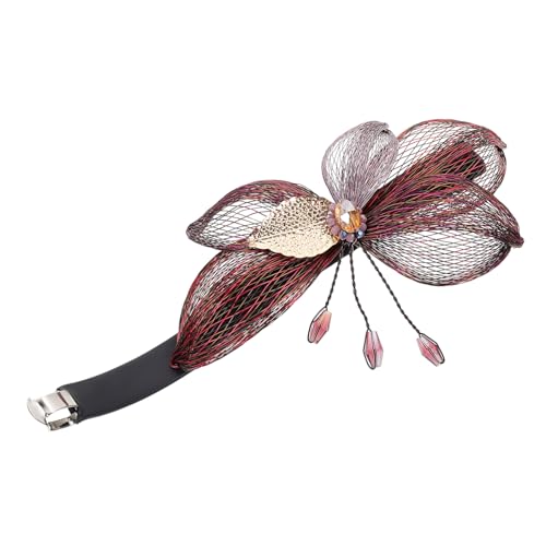 NULYLU Wire Haarschmuck Mit Schmetterlingen Und Kristallen Elegante Haarspange Für Besondere Anlässe Und Alltag Für Frauen Und Mädchen von NULYLU