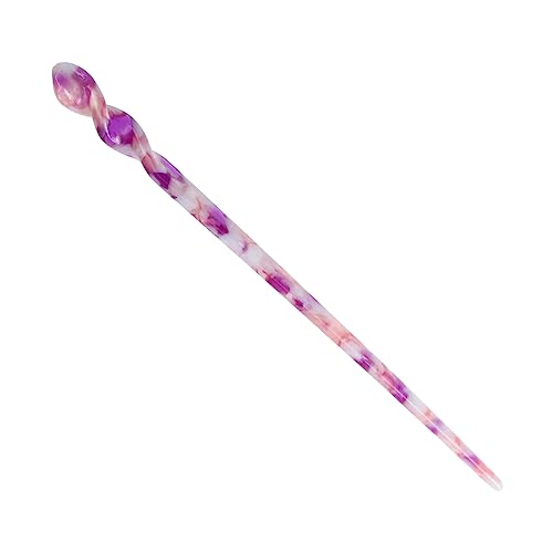 NULYLU Haarnadel Haarstyling-Stift dekorative Haarspangen Haarstock Haarstäbe für Frauen haar spangen haarclips haar pin Haarstäbchen Essstäbchen für Frauenhaare Acetatfolie Violett von NULYLU