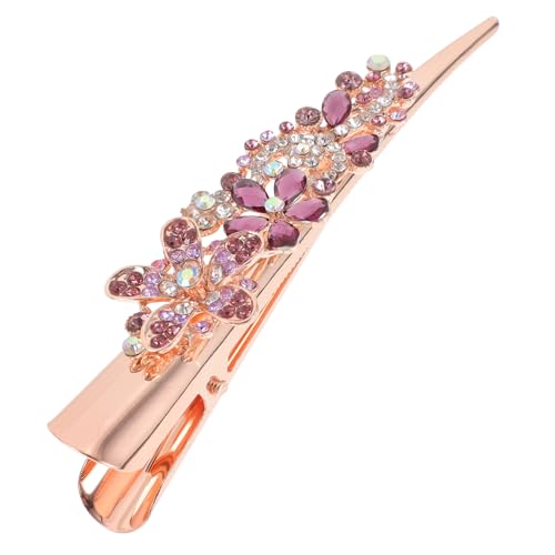 NULYLU Blumen-rhinestone Haarklammer Für Damen Dekorative Haarklammer Metall Für Hochzeiten Partys Und Alltag Haaraccessoire Zufälligen Farben von NULYLU