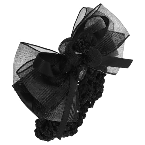 NULYLU Haarnetze Für Damen Mit Schleife Haarspange Für Stewardessen Und Hotelpersonal Robust Und Bequem Für Viele Anlässe von NULYLU