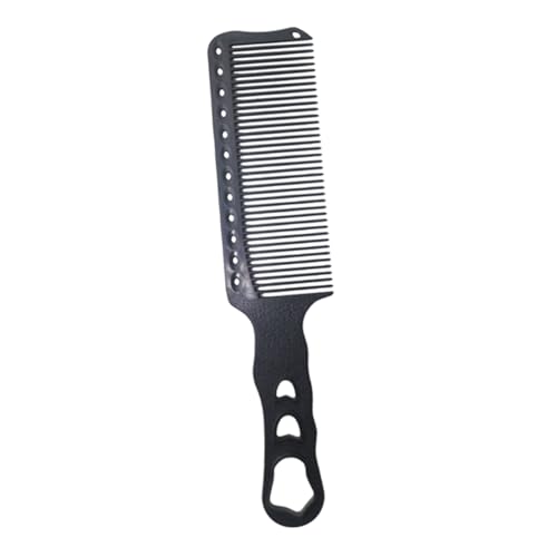 NULYLU Haarschneidekamm aus Robustem Resin Leichter Praktischer Haar shearing kamm für Männer und Frauen Salongeeignet Anti verheddern Kompakt und Langlebig Schwarzes Styling zubehör von NULYLU