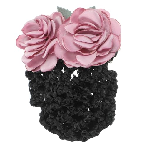 NULYLU Haarnetz Mit Blumenmuster Dutt-abdeckung Aus Netzmaterial Haarspange Für Damen Geeignet Für Dünnes Und Dickes Haar Hohe Elastizität Leicht Zu Tragen von NULYLU