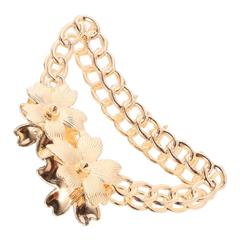 NULYLU Blumen-haarspange Mit Kette Elegante Haarklammer Für Frauen Mittlere Für Dickes Und Dünnes Haar Aus Langlebigem Zinklegierungsmaterial Für Besondere Anlässe Und Alltag von NULYLU