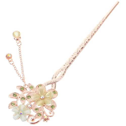 NULYLU Blumen-haarstäbe Aus Legierung Damen-haarstyling-accessoires Traditionelles Chinesisches Design Für Lange Haare von NULYLU