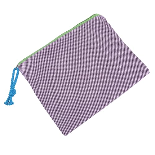 NULYLU Portable Kosmetiktasche Für Damen Große Kapazität Und Leicht Für Reisen Und Täglichen Gebrauch Mit Modischem Karomuster Sicherer Reißverschlussverschluss von NULYLU