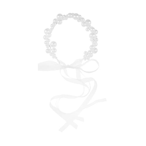 NULYLU Faux Perlen Haarschmuck Für Bräute Elegantes Handgefertigtes Stirnband Für Hochzeiten Und Besondere Anlässe Zeitlose Schönheit Für Damen Und Mädchen von NULYLU