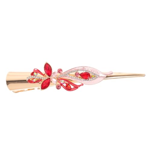 NULYLU Vintage Haarklammer Mit Strass Dekorative Haarspange Für Damen Eleganter Entenschnabel-haarclip Für Hochzeiten Partys Und Alltag von NULYLU