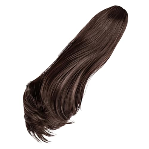 NULYLU Clip Pferdeschwanz Extension Für Frauen Lockige Synthetik-haarverlängerung Lang Für Natürliche Hochsteckfrisuren Und Voluminöse Looks von NULYLU