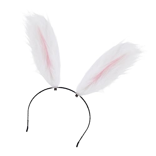 NULYLU Make-up Haar Stirnband Ohr Haar Band Erwachsene Bunny Ohren Tier Kopfschmuck Prop Kostüm Party Zubehör von NULYLU