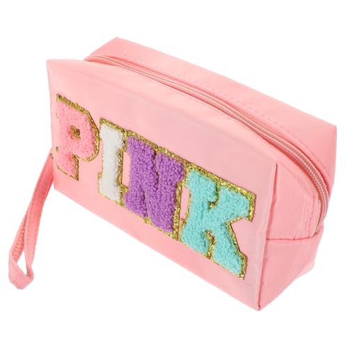 NULYLU Make-up-Tasche Mit Reißverschluss Kosmetiktasche Organizer Für Draußen Tragbare Aufbewahrungstasche Für Kosmetika Und Toilettenartikel Einfaches Öffnungs Und Verschlussdesign von NULYLU