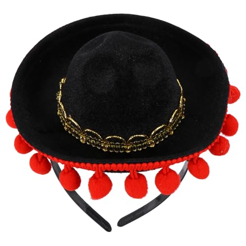 NULYLU Mexiko Haarband Boho Haarreifen Karneval Kopfschmuck Leichtes Stirnband für Kostümpartys Maskerade Foto Requisiten Zubehör von NULYLU