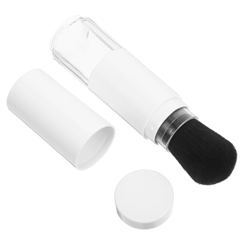 NULYLU Multifunktionale Tragbare Puderpinsel mit Weichen Hautfreundlichen Fasern und Integriertem Aufbewahrungsfach Kompakt für Präzise Make-up-setting und Staubpuder für Damen und Reisen von NULYLU