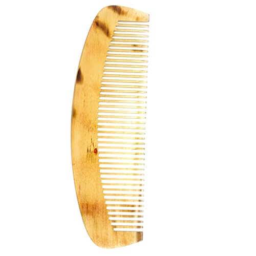 NULYLU Natürlicher Hornkamm Antistatik 14cm Tragbarer Haarkamm Für Frauen Und Männer Verhindert Haarausfall Langlebig Und Hochwertig Verarbeitet von NULYLU