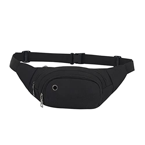 NULYLU Outdoor-gürteltasche Sport Hüfttasche Leichte Tasche Zum Joggen Gehen Wandern Klettern Camping Herren Damen Mit Kopfhörerausgang Schwarz von NULYLU
