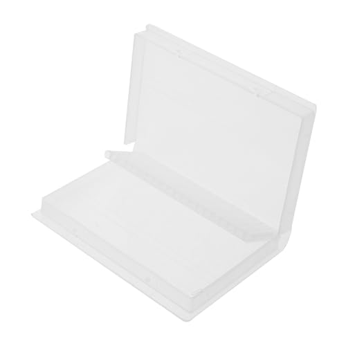 NULYLU Nail Bit Holder Organizer Praktische Aufbewahrungsbox Für Nagelbohrer Fächer Für Nagelbohrer Und Schleifköpfe Tragbare Und Wiederverwendbare Kunststoffbox Für Maniküre Und von NULYLU