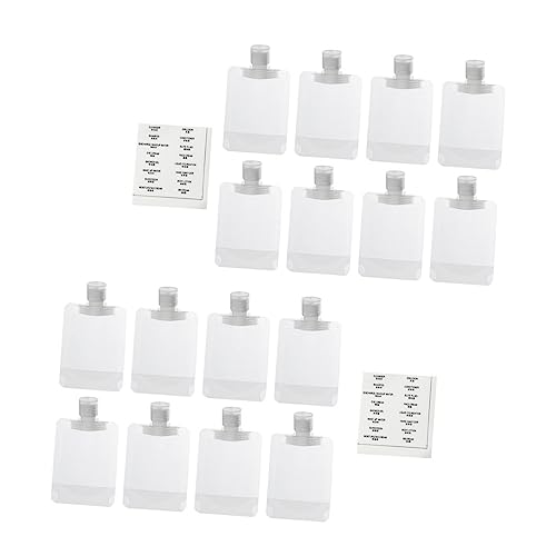 NULYLU Reise Kosmetikbeutel Aus Leeren Shampoobeutel Und Lotionspenderbeutel Auslaufsichere Tragbare Kosmetiktasche Für Frauen Reisen Platzsparend Und Praktisch von NULYLU