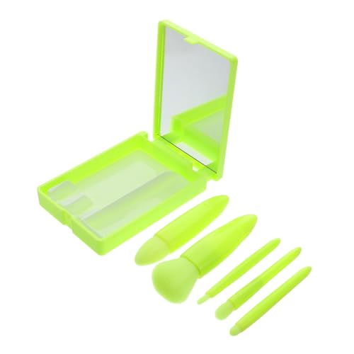 NULYLU 1satz Reise Makeup Pinselset Mit Spiegel Teiliges Set Für Frauen Tragbare Kosmetikbürsten Für Lidschatten Puder Und Foundation Kompaktes Design Für Unterwegs Fluoreszierendem NULYLU 1satz Reise Makeup Pinselset Mit Spiegel Teiliges Set Für Frauen Tragbare Kosmetikbürsten Für Lidschatten Puder Und Foundation Kompaktes Design Für Unterwegs Fluoreszierendem von NULYLU
