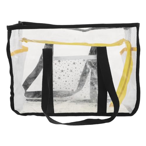 NULYLU Reisetasche Für Damen Wasserdichter Transparenter Reise Und Strandbeutel Große Kapazität Tragbar Für Outdoor-aktivitäten Für Schwimmbad Strand Und Reisen von NULYLU