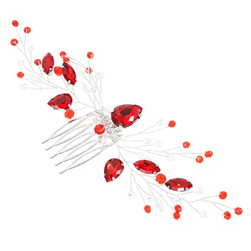 NULYLU Rhinestone Haarkamm für Damen Haarschmuck für Bräute Hochzeit Abschlussball und Besondere Anlässe Leichte Haarspange mit Funkelnden Strasssteinen Einfach zu Verwenden und Langlebig von NULYLU