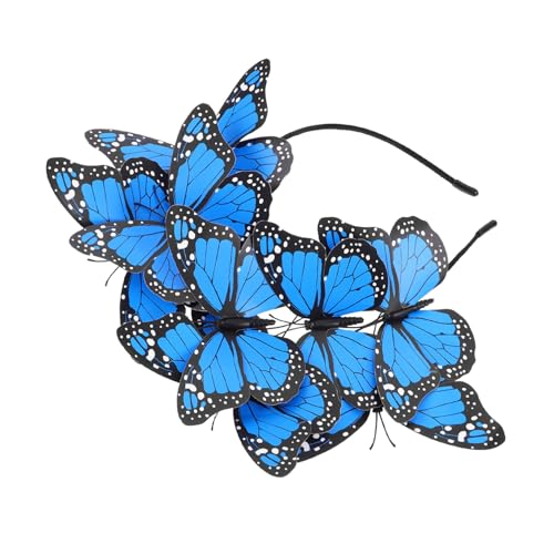 NULYLU Schmetterling Haarreif Für Damen Und Mädchen Accessoire Für Partys Und Hochzeiten Vielseitig Einsetzbar Glänzend Für Besondere Anlässe von NULYLU