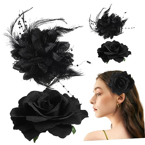 NULYLU 4stücke Teilige Blumen-haarspangen Für Frauen Floraler Haar-schmuck Für Hochzeit Und Alltag NULYLU 4stücke Teilige Blumen-haarspangen Für Frauen Floraler Haar-schmuck Für Hochzeit Und Alltag von NULYLU